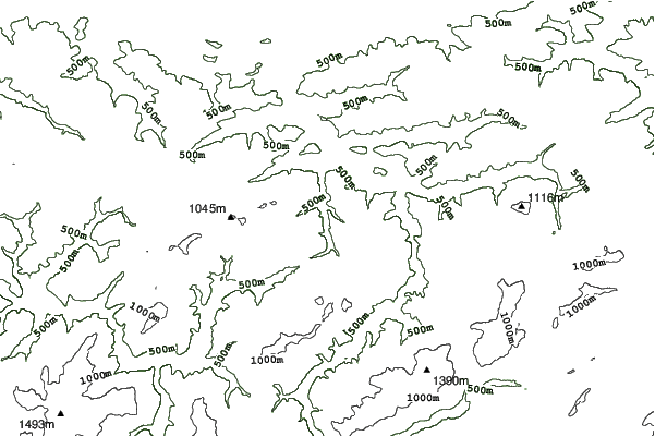 Waidhofen a. d. Ybbs/Forsteralm neighbourhood contours