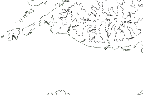 Žiar - Dolinky neighbourhood contours