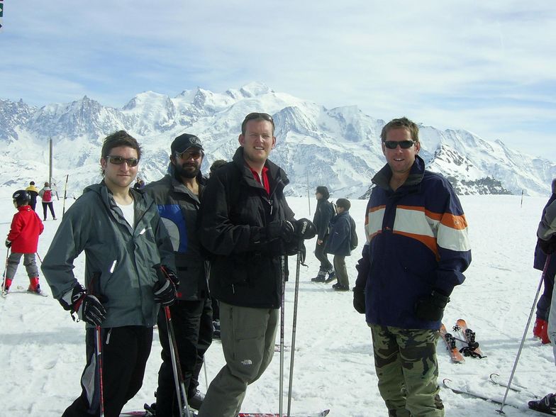 MONT BLANC, TOP OF FLAINE, FRANCE