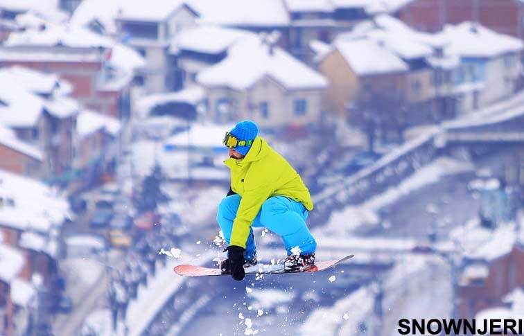 Meriton Bobaj jumps for Prizren