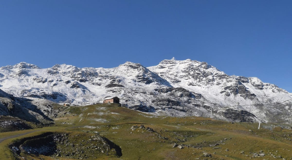 Heavy August Snowfall in the Alps