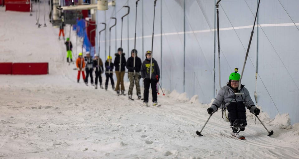 Sit Skiers Target World Record at Indoor Snow Centre