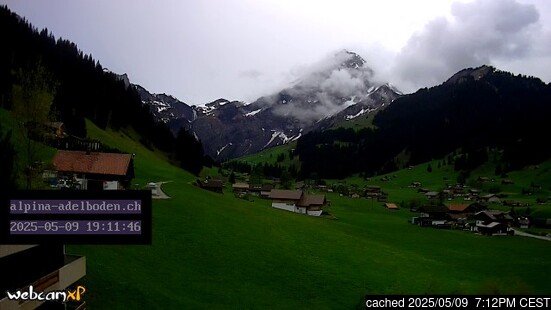 Live snöwebbkamera för Adelboden 