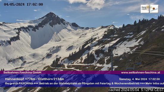 Fontanella-Faschinaの雪を表すウェブカメラのライブ映像