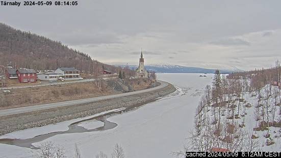 Hemavan and Tärnabyの雪を表すウェブカメラのライブ映像
