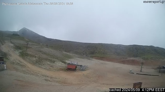 Live Snow webcam for Mt Parnassos-Kelaria