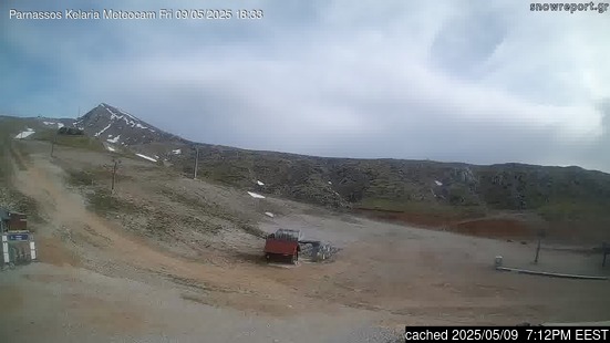 Live Snow webcam for Mt Parnassos-Kelaria