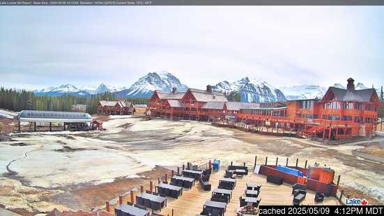 "Живая" трансляция из Lake Louise, где доступна