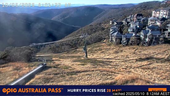 Live snöwebbkamera för Mount Hotham 