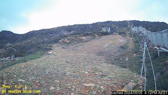 Live webcam para Mount Mawson se disponível