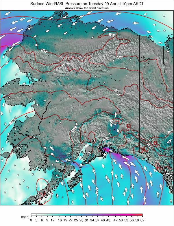 Alaska Weather Map