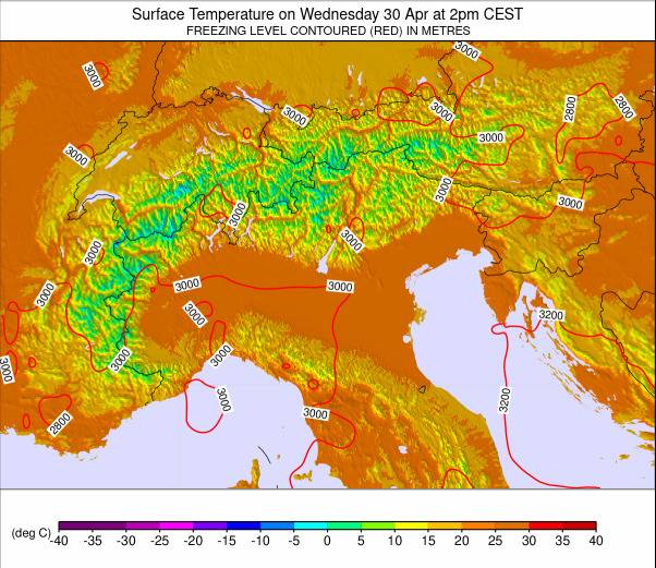 Alps weather map - click to go back to main thumbnail page