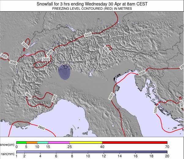 Alps weather map - click to go back to main thumbnail page