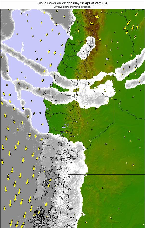 Central Andes weather map - click to go back to main thumbnail page