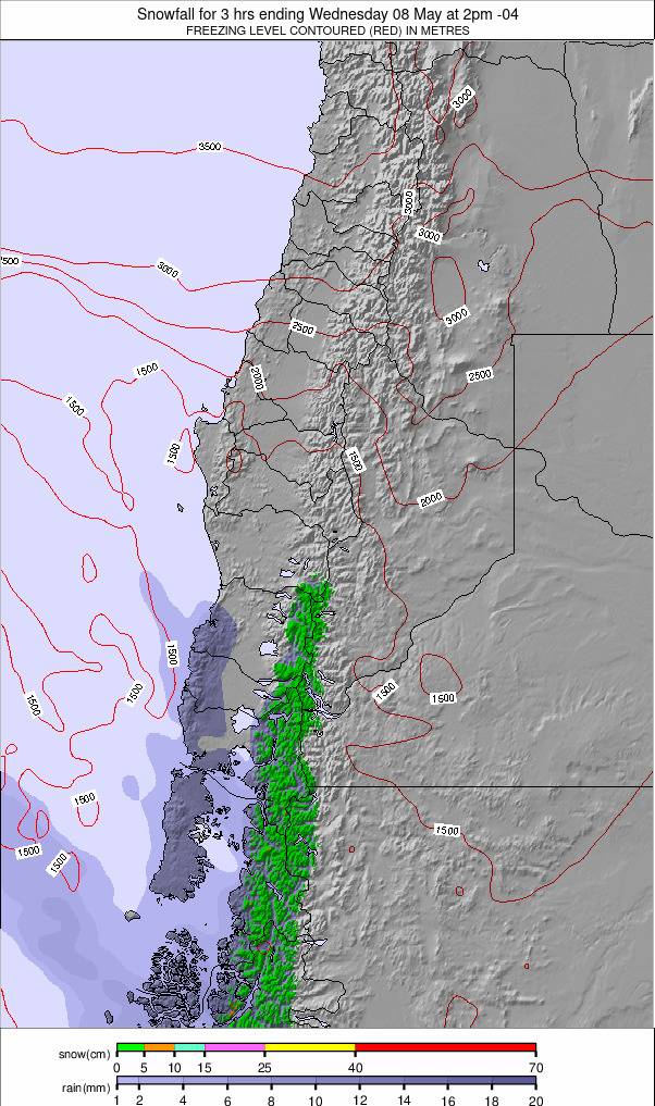 Central Andes weather map - click to go back to main thumbnail page
