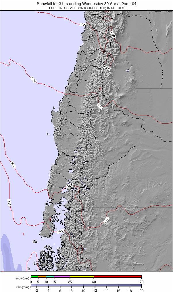 Central Andes weather map - click to go back to main thumbnail page