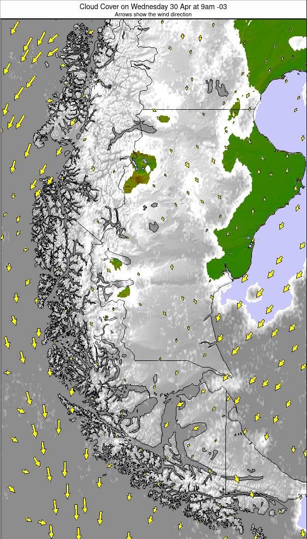 Southern Andes weather map - click to go back to main thumbnail page