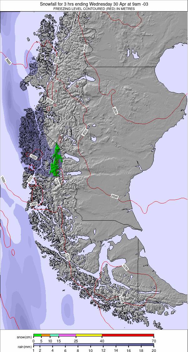 Southern Andes weather map - click to go back to main thumbnail page