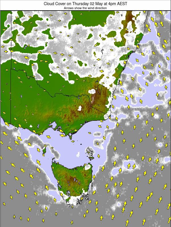 Australia - all SE weather map - click to go back to main thumbnail page