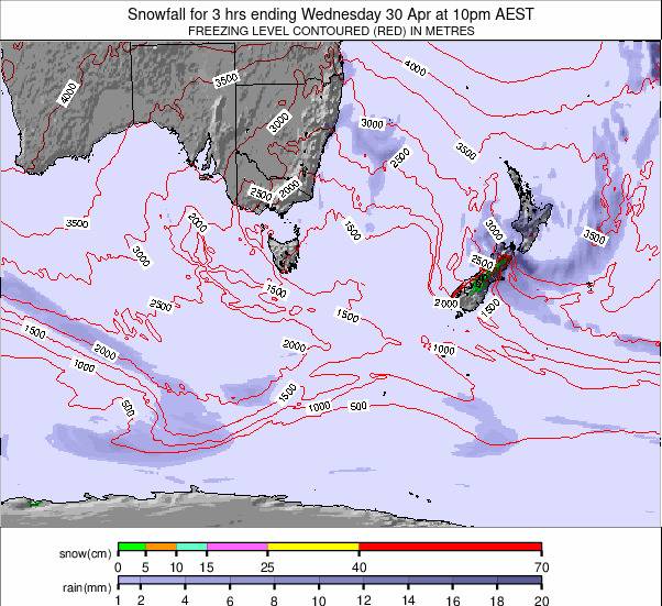 Australasia weather map - click to go back to main thumbnail page