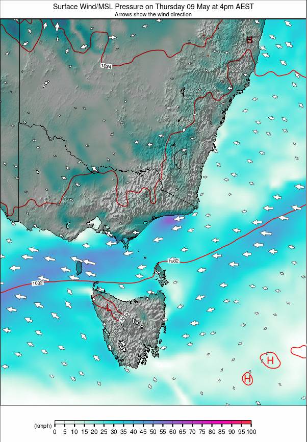 Australia - all SE weather map - click to go back to main thumbnail page