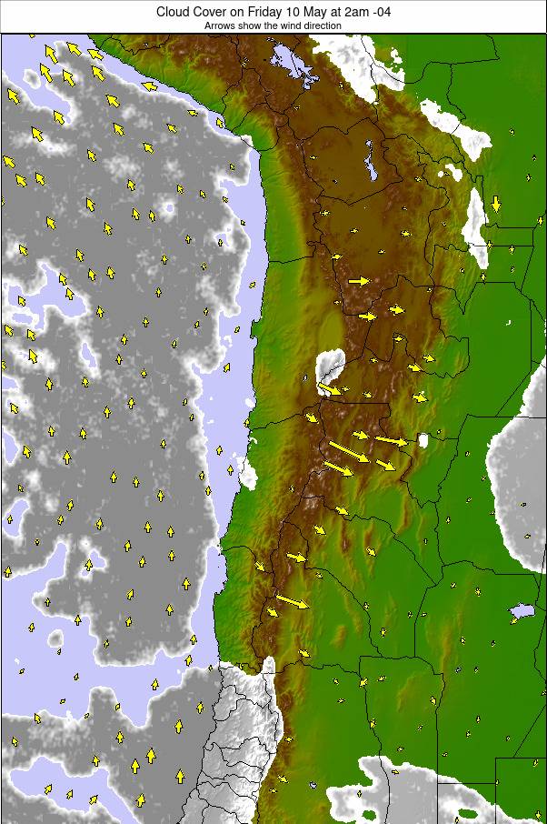 Bolivia weather map - click to go back to main thumbnail page