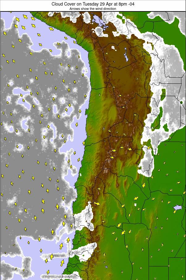 Bolivia weather map - click to go back to main thumbnail page