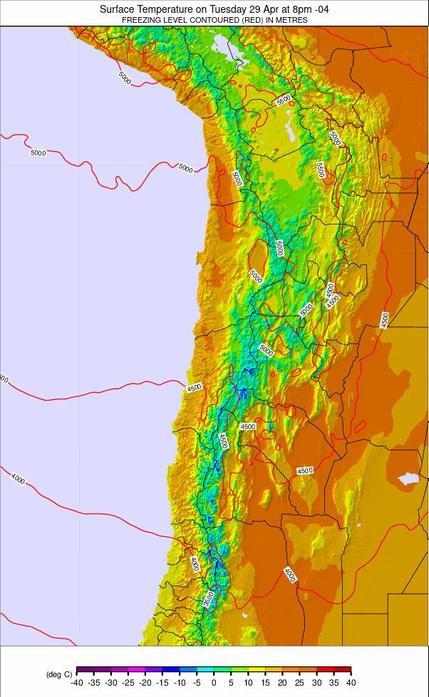 Bolivia weather map - click to go back to main thumbnail page