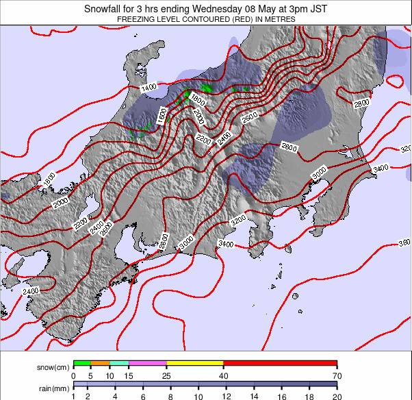 Central Honshu weather map - click to go back to main thumbnail page