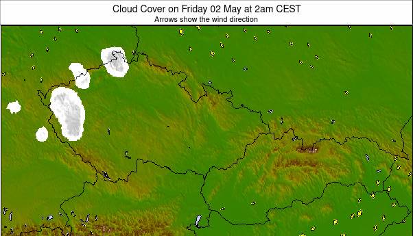 Czech Republic / Slovakia weather map - click to go back to main thumbnail page