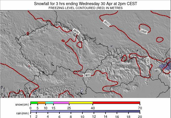 Czech Republic / Slovakia weather map - click to go back to main thumbnail page