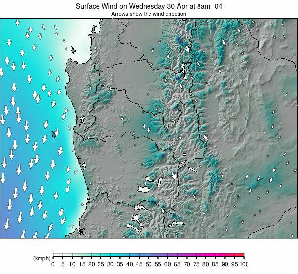 Chillan-Pucon weather map - click to go back to main thumbnail page