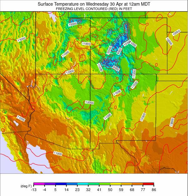 Colorado weather map - click to go back to main thumbnail page