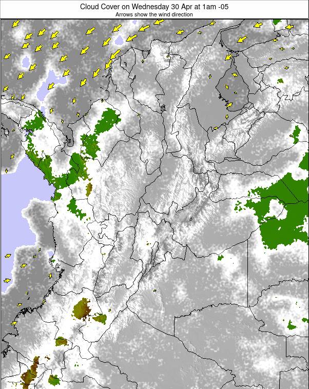 Colombia weather map - click to go back to main thumbnail page