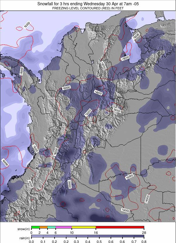 Colombia weather map - click to go back to main thumbnail page