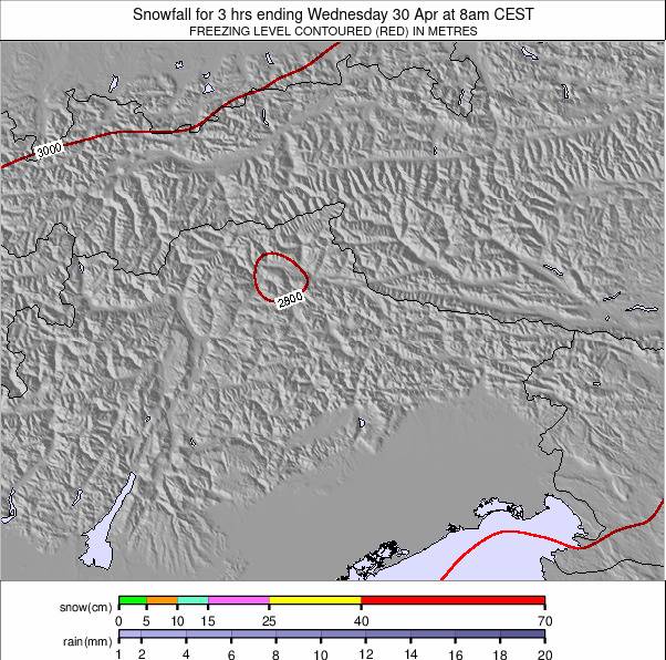 Eastern Alps weather map - click to go back to main thumbnail page