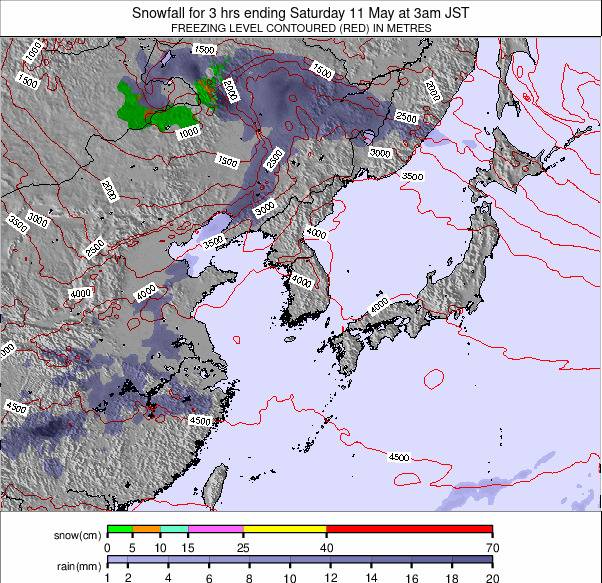 East Asia weather map - click to go back to main thumbnail page