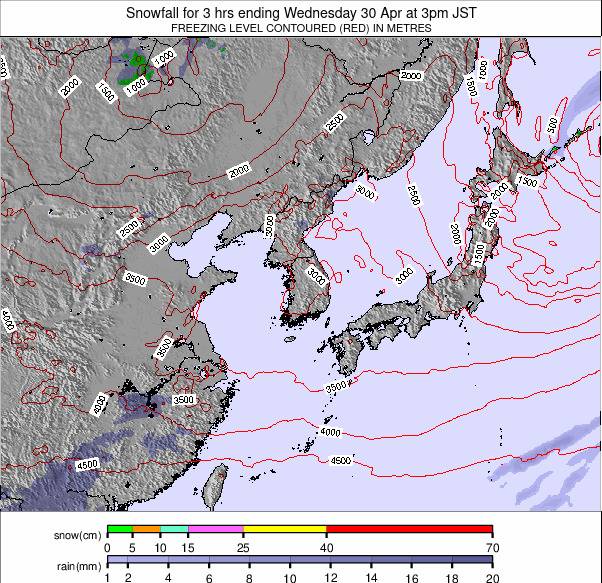 East Asia weather map - click to go back to main thumbnail page