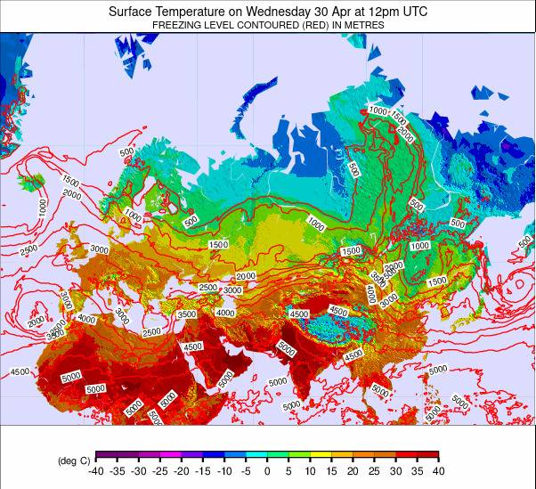 Eurasia weather map - click to go back to main thumbnail page