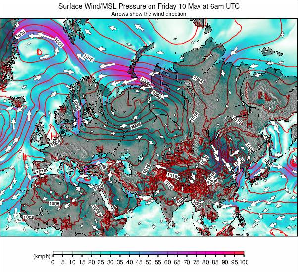 Eurasia weather map - click to go back to main thumbnail page