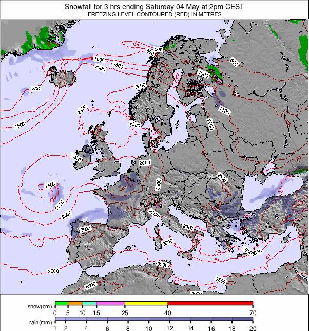 Europe weather map - click to go back to main thumbnail page