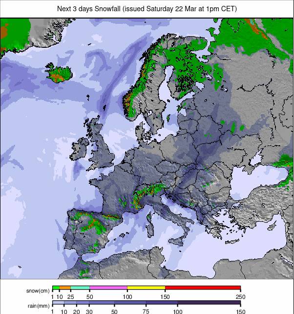 Precipitatii Romania pentru 6 zile (#Romania precipitation forecast)