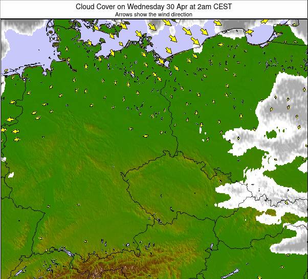 Germany weather map - click to go back to main thumbnail page