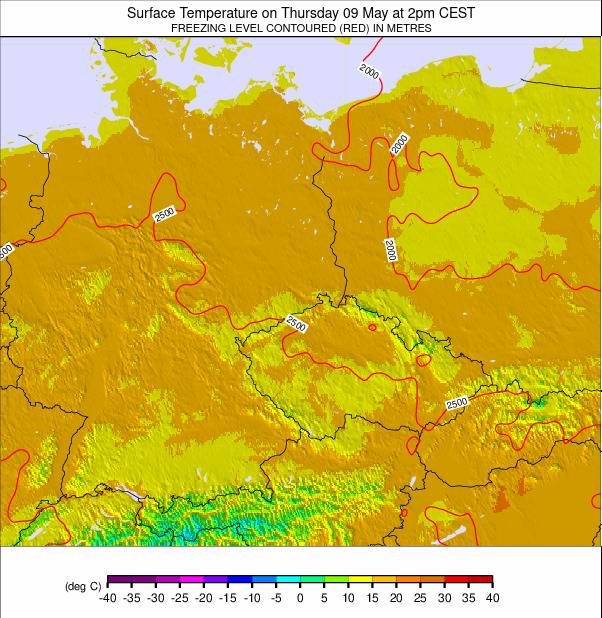 Germany weather map - click to go back to main thumbnail page