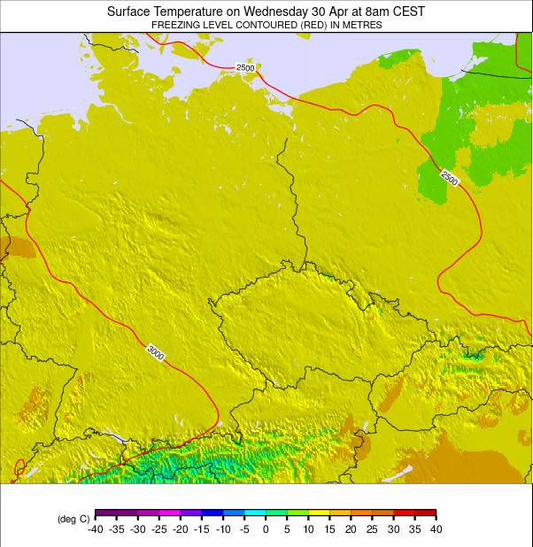 Germany weather map - click to go back to main thumbnail page