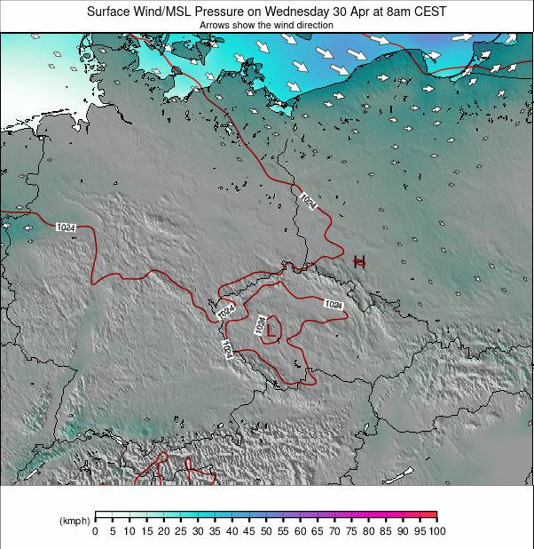 Germany weather map - click to go back to main thumbnail page