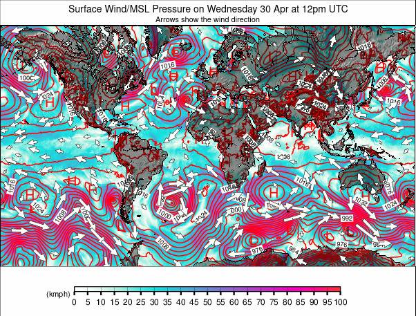 Global - Atlantic View weather map - click to go back to main thumbnail page