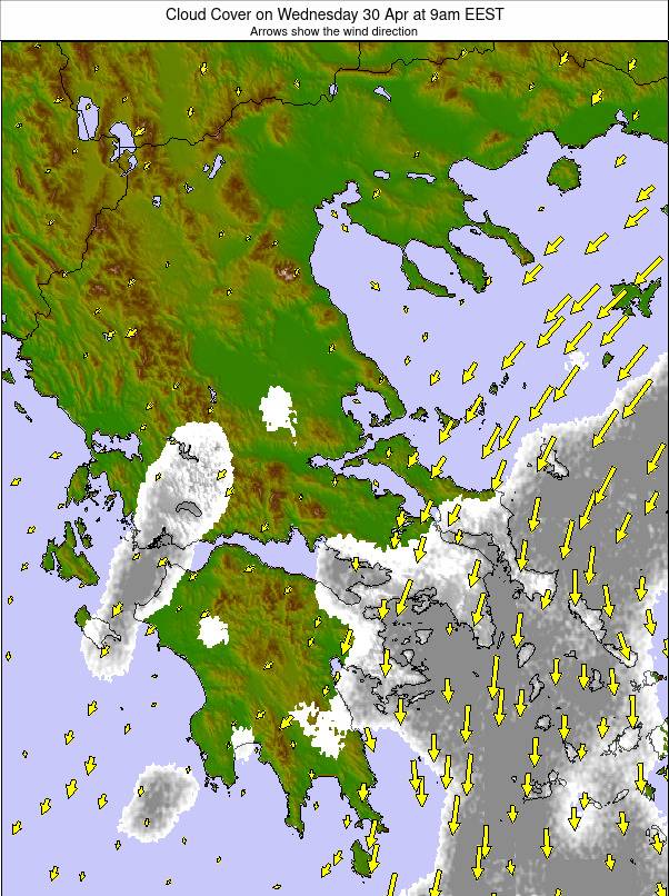 Greece weather map - click to go back to main thumbnail page