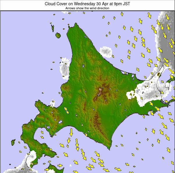 Hokkaido weather map - click to go back to main thumbnail page