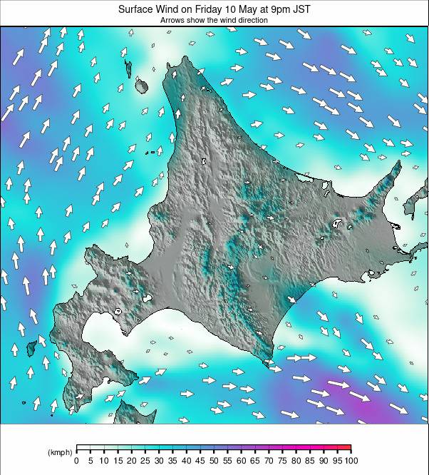Hokkaido weather map - click to go back to main thumbnail page